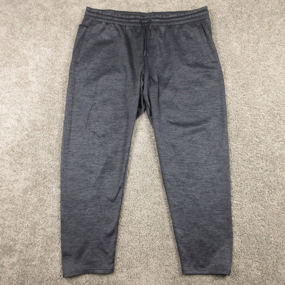 Under Armour Sweatpants Mens‎ 2XL Gray ColdGear Tapered Fleece Gym Walking Comfy